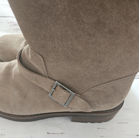 Kensie Women's Dalinda Tan High Buckle Boots Size 10 - Picture 5 of 10